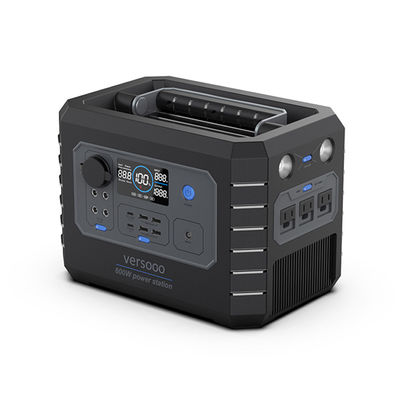 qualidade  Type C portable power station 600w 110v 220v solar power station portable backup portable home camping lifepo4 battery fábrica