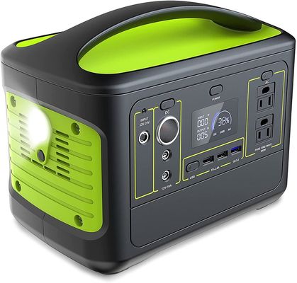 qualidade  500W Power Station 110V 2 Outlet AC Pure Sine Wave 568Wh 153600mAh Lithium Battery Backup Type Portable Solar Generator fábrica